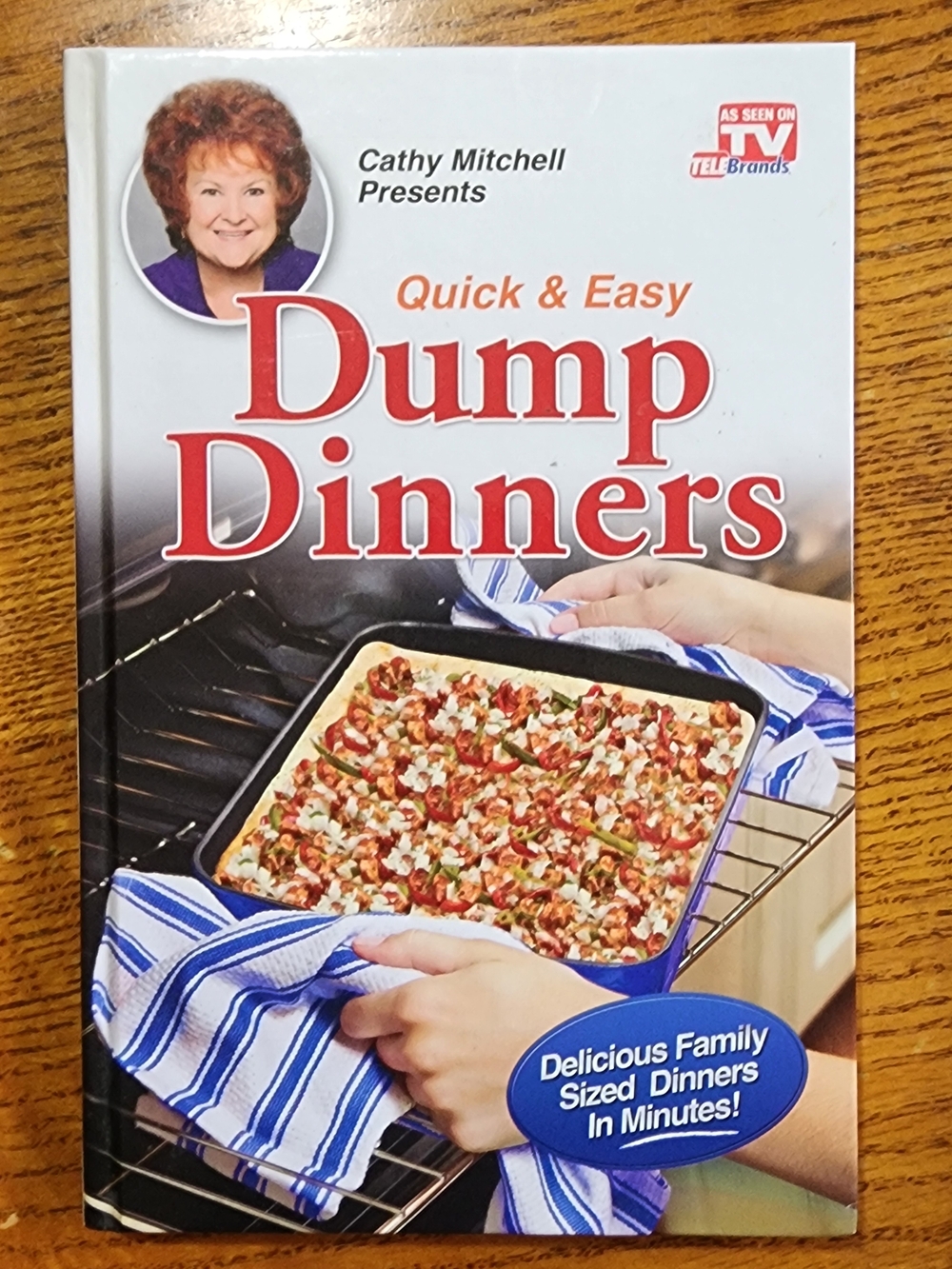 As Seen On TV Quick & Easy Dump Dinners Cookbook - Red & Blue
